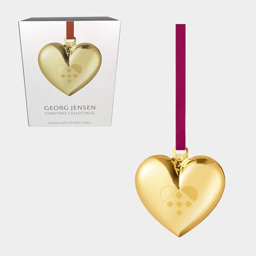 julehjerte fra Georg Jensen i guld år 2025