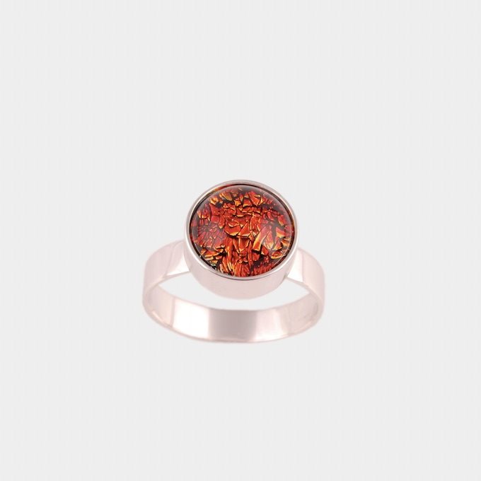 blæse hul Rudyard Kipling Politik Sølv ringe med rød sten - mange farver - køb unikke ringe