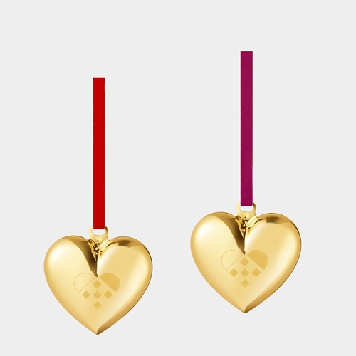 julehjerter fra Georg Jensen i guld år 2025