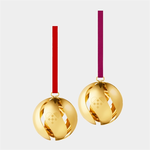 julekugler fra Georg Jensen i guld år 2025