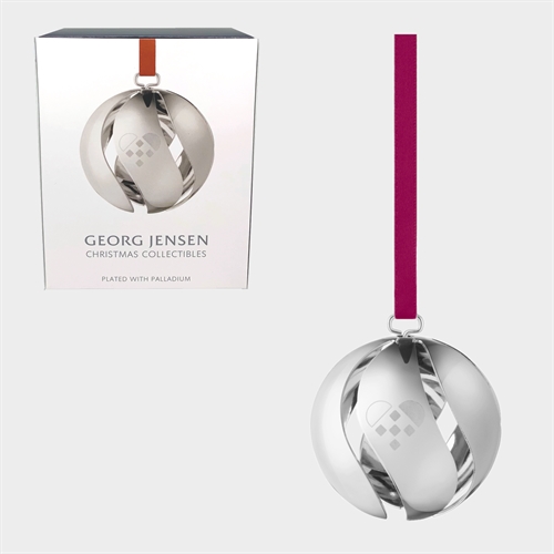Georg Jensen Julekugle 2025 palladium - Gratis Gravering 