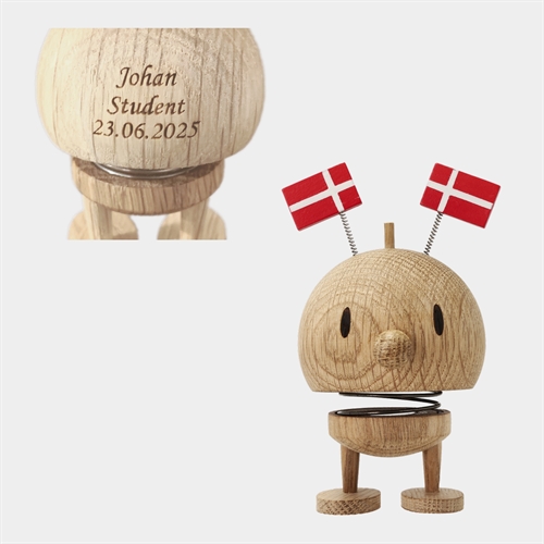 Hoptimist Celebration i rå eg Medium - Gratis Gravering 