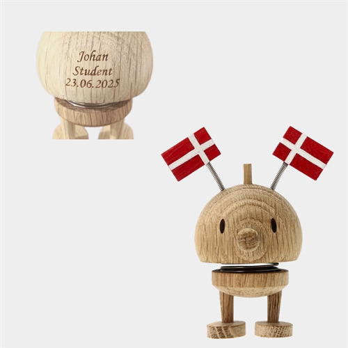 Hoptimist Celebration i rå eg Small - Gratis Gravering 