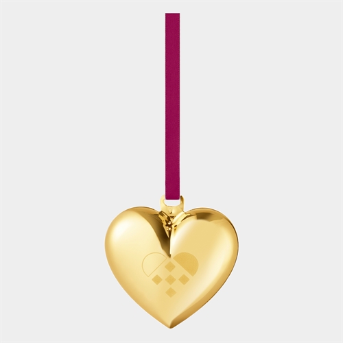 julehjerte fra Georg Jensen i guld år 2025