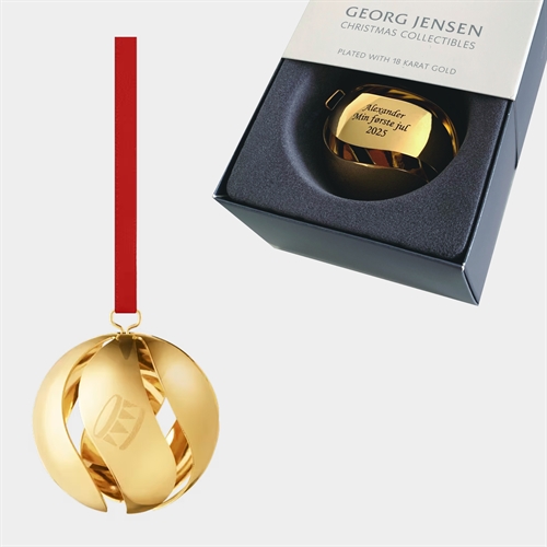 Georg Jensen Julekugle med indgravering