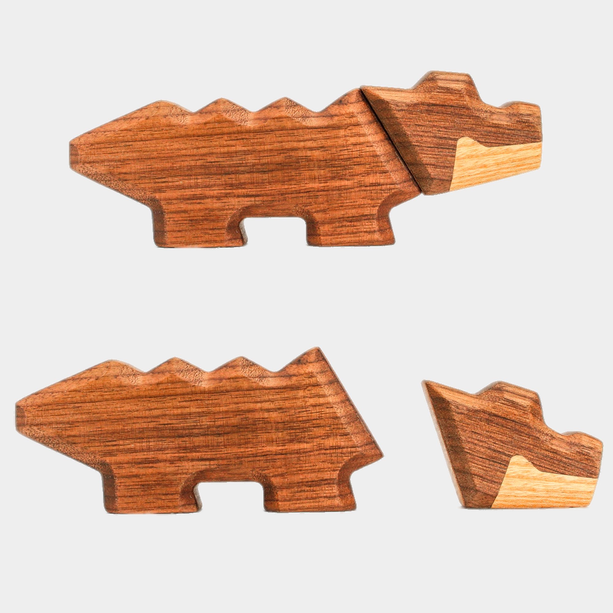 Rede Abe Blændende Fablewood lille krokodille - træfigurer med magneter børn