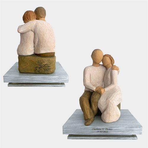 Willow Tree Anniversary Gave bryllupsdag med Gravering