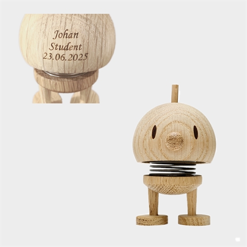 Hoptimist Bumble Rå Eg Small - Gratis Gravering 