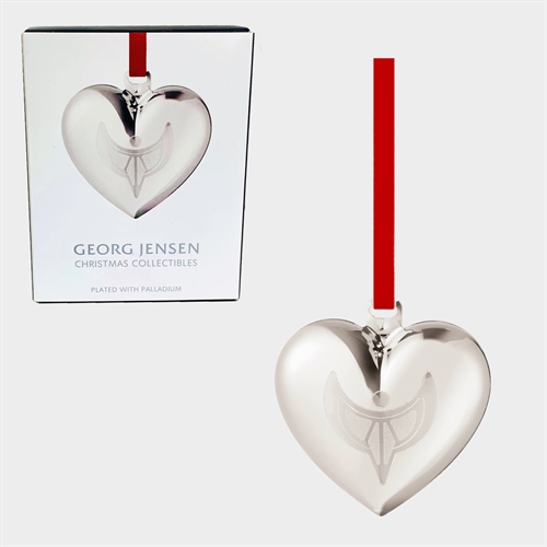 Georg Jensen Julehjerte 2024 Palladium - Gratis Gravering 